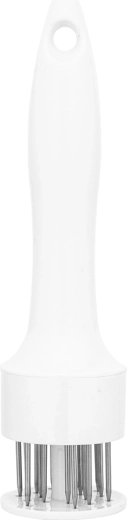 Meat tenderizer (meat pricker) 4.5 × 18 cm, white