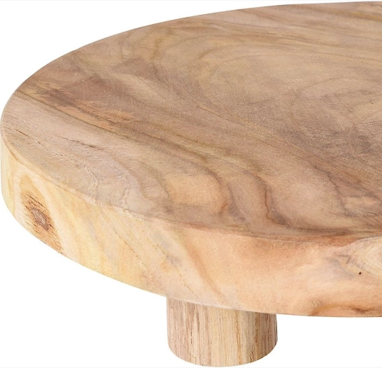 Massivt teaktræ med naturlig åretegning