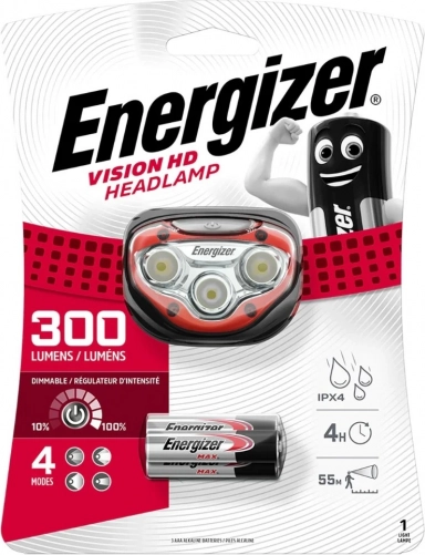 ENERGIZER Vision HD Headlamp 300 lm