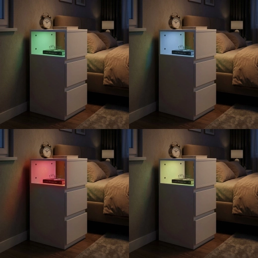 Smart LED backlighting for ambiance