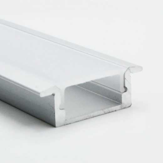 Profilé en aluminium Solight avec rebords pour rubans LED avec diffuseur opalin 1 m