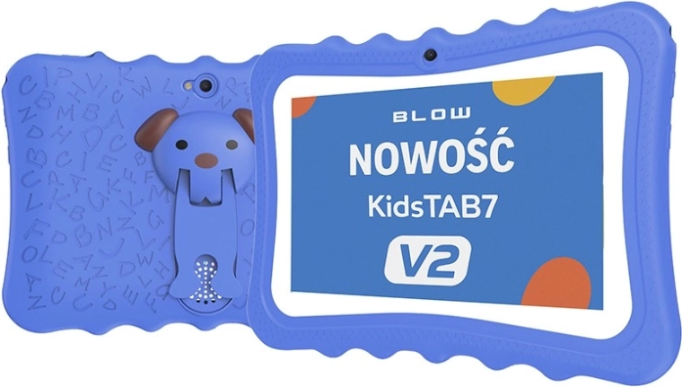 KidsTAB7 v2 dětský tablet 4/32 GB s modrým pouzdrem a 2 mpx kamerou