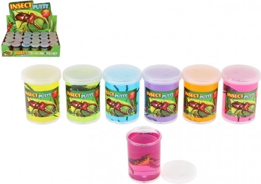 Bug Slime 80 g – colorful stretchable putty for kids