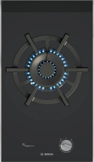 Table de cuisson à gaz Bosch FlameSelect avec brûleur wok