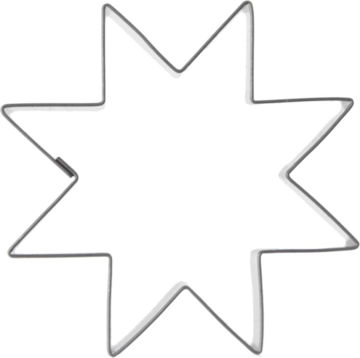 Emporte-pièce Orion étoile en acier inoxydable 6 cm