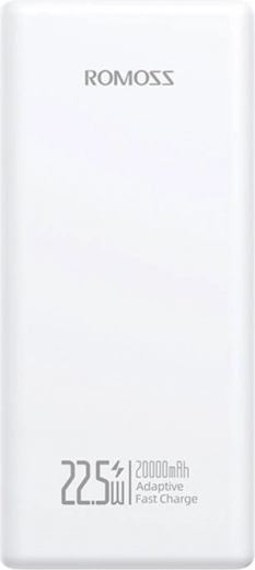Powerbank Romoss 20000mAh 22,5W hvid