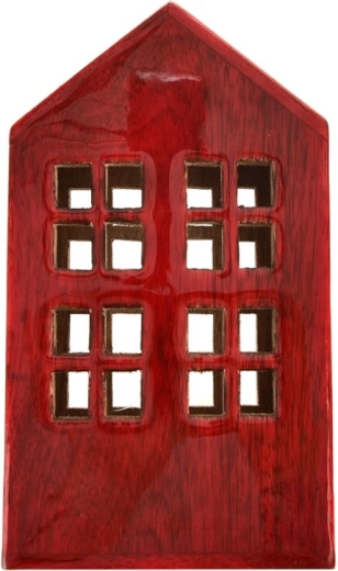 Casetta Mango Red in legno di mango, rossa