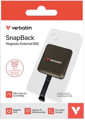 Fast USB 3.2 Gen 2x2 interface up to 20 Gb/s