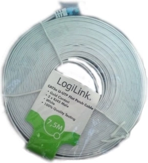 LogiLink cavo patch piatto CAT5e U-UTP 15 m