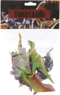 Figure di dinosauri 5 pz in sacchetto