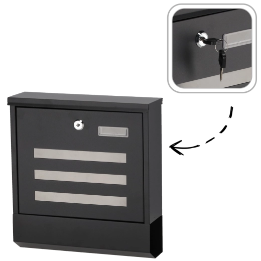 Mailbox FALCON 30.5 × 33.5 × 10 cm - 1 piece
