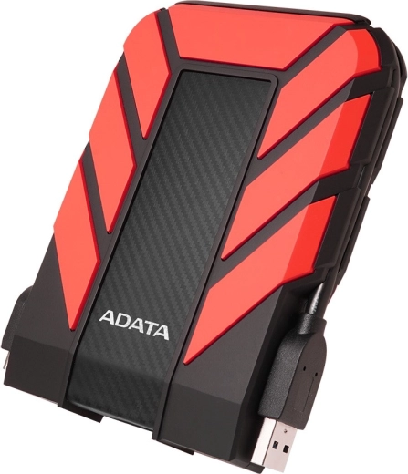 Disco esterno resistente 1 TB 2,5" USB 3.1 ADATA DashDrive Durable HD710 – Rosso