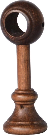 Secure mounting for the curtain rod