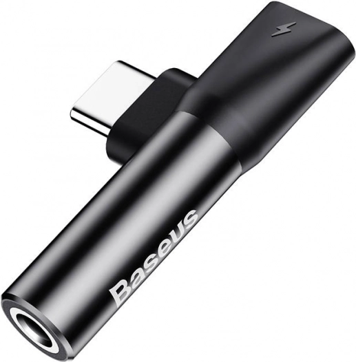 Adattatore audio USB‑C a jack da 3,5 mm BASEUS (nero)