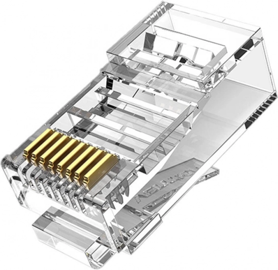 Vention connettori modulari RJ45 Cat.5e UTP, 50 pz, trasparenti