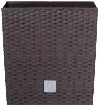 Fioriera Rato Square 32,5 × 32,5 × 61 cm, marrone scuro