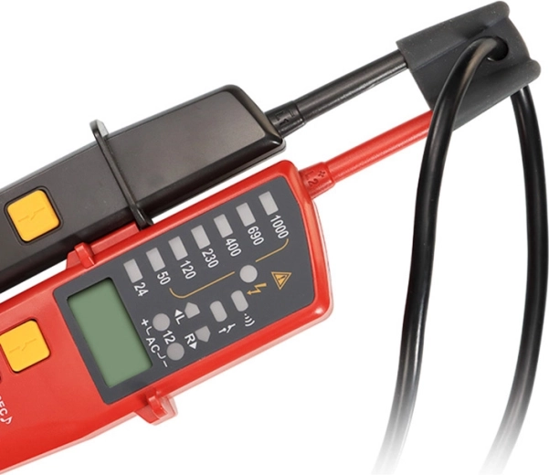 Large plage AC/DC 6–1000 V avec indication claire