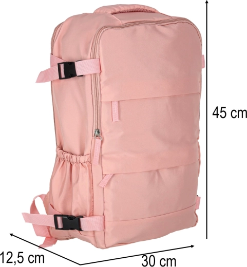 Compact dimensions and compression straps