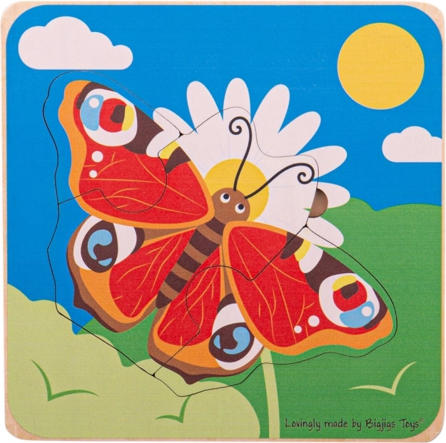 Bigjigs Toys stacking puzzle Life cycles – Butterfly
