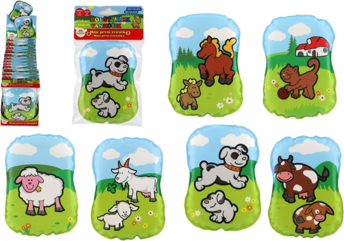 Squeaky Pillow My First Animals 12 × 9 × 2 cm