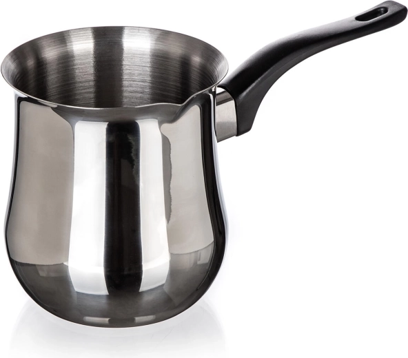 Traditional preparation of genuine Turkish coffee