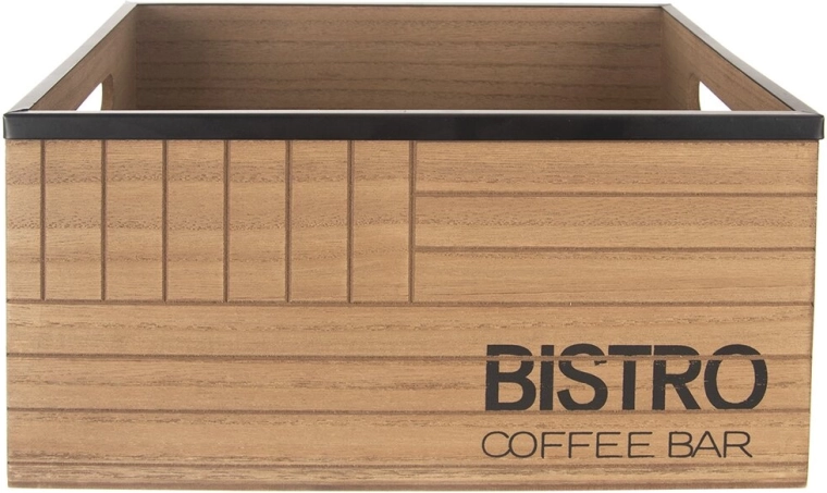 Dekorativer „Bistro“-Stil mit Schriftzug