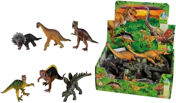 Figura di dinosauro 14–16 cm, 6 tipi