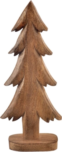 Houten decoratie boom van mangohout 32 cm