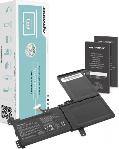 Batteria Movano B31N1637 per Asus VivoBook S15 S510/F510 3600 mAh (41 Wh)