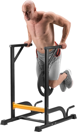 Ideal for dips, push-ups, and pull-ups