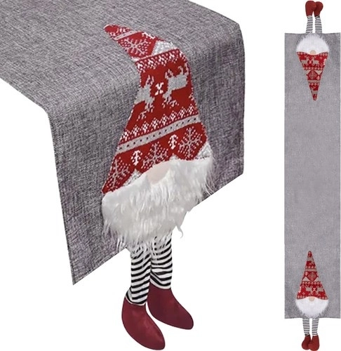 Christmas Tablecloth with Elves