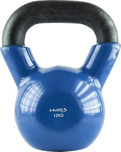 Kettlebell HMS 12 kg con rivestimento in vinile