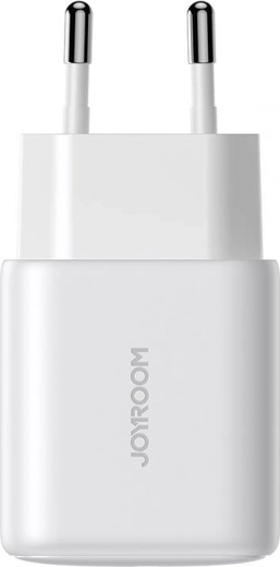 Joyroom dual USB-A and USB-C charger 20W white