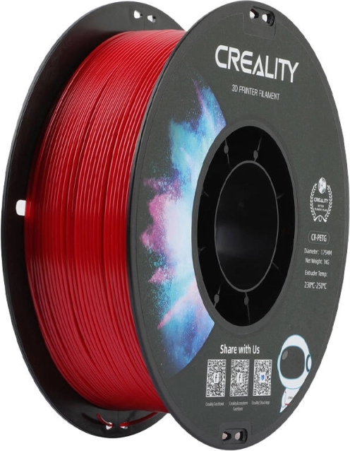 Filamento PETG rosso CREALITY 1,75 mm