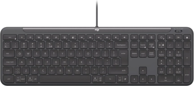 Logitech Signature Slim Wired K620 for Business bedraad toetsenbord (US, grafiet)