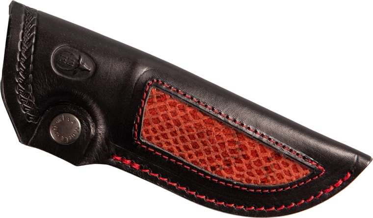 Secure leather belt sheath