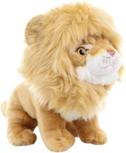 plush cat with detachable mane 30 cm eco friendly
