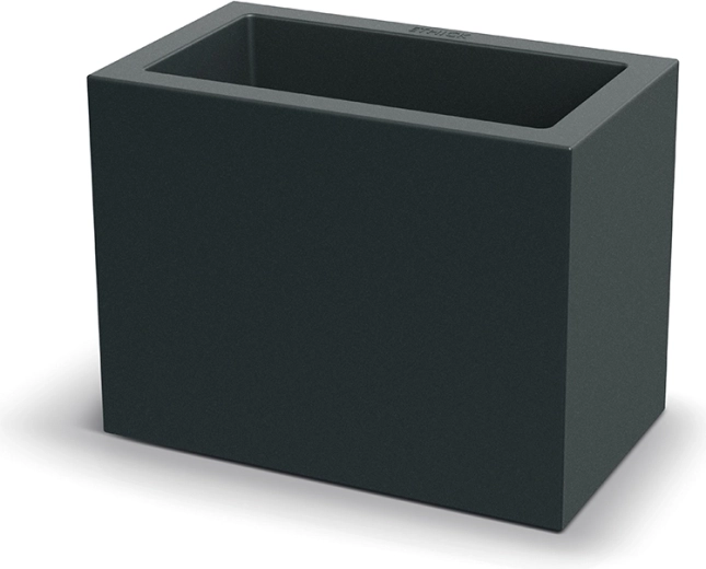 Jardinière Geneca Case gris foncé 58 cm