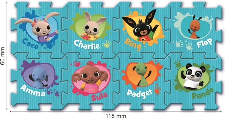 Puzzle in schiuma TREFL Bing – morbido tappetino da gioco