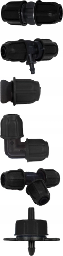 Ensemble complet de connecteurs et de goutteurs