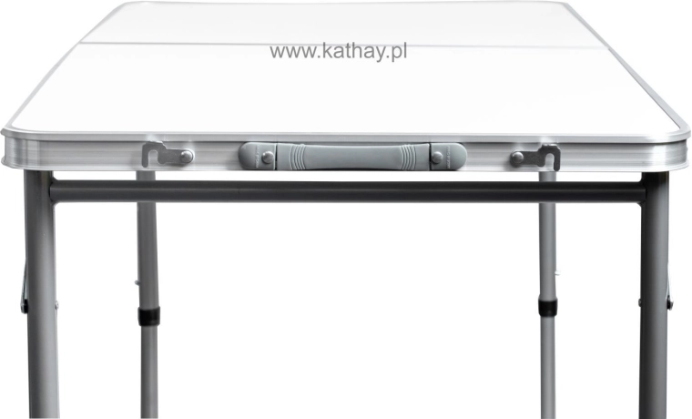 Folded as a suitcase with a handle