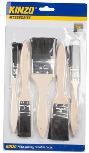 Lapos ecsetkészlet 5 db (13–50 mm)