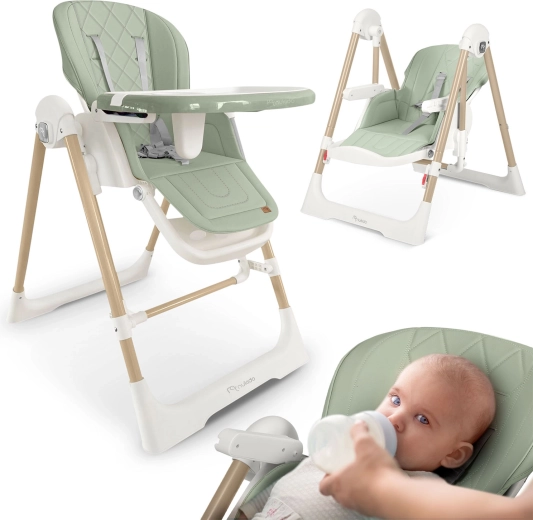 Nukido Elite kinder-eetstoel 3-in-1 groen