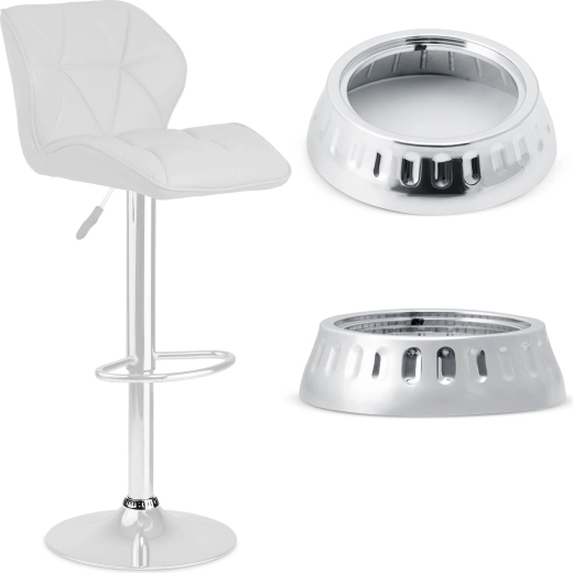 Silver Base Cover for Sofotel Bar Stool