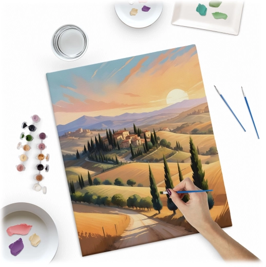 Fino a 30 colori acrilici coprenti per un risultato brillante