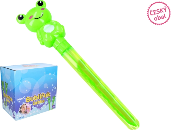 Bubble Maker with Frog 60 ml, 28 cm – Czech packaging