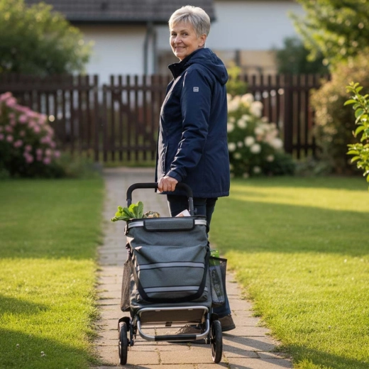 Udobno manevriranje zahvaljujoč velikim kolesom