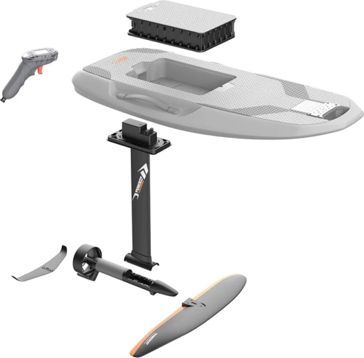 Modulaire e‑foil set voor snelle montage en groei van vaardigheden