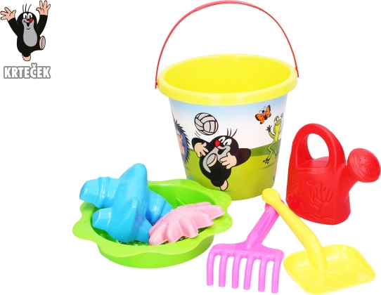 Sand Set Little Mole – Large Yellow Bucket 3.5 l