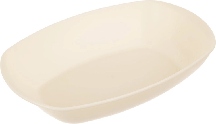 Praktisk oval form til servering
